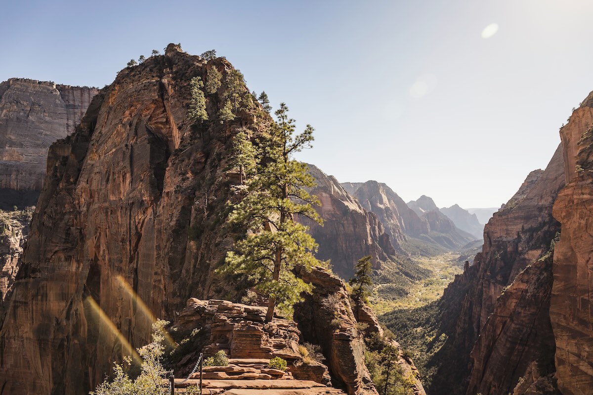 zions national park angels landing