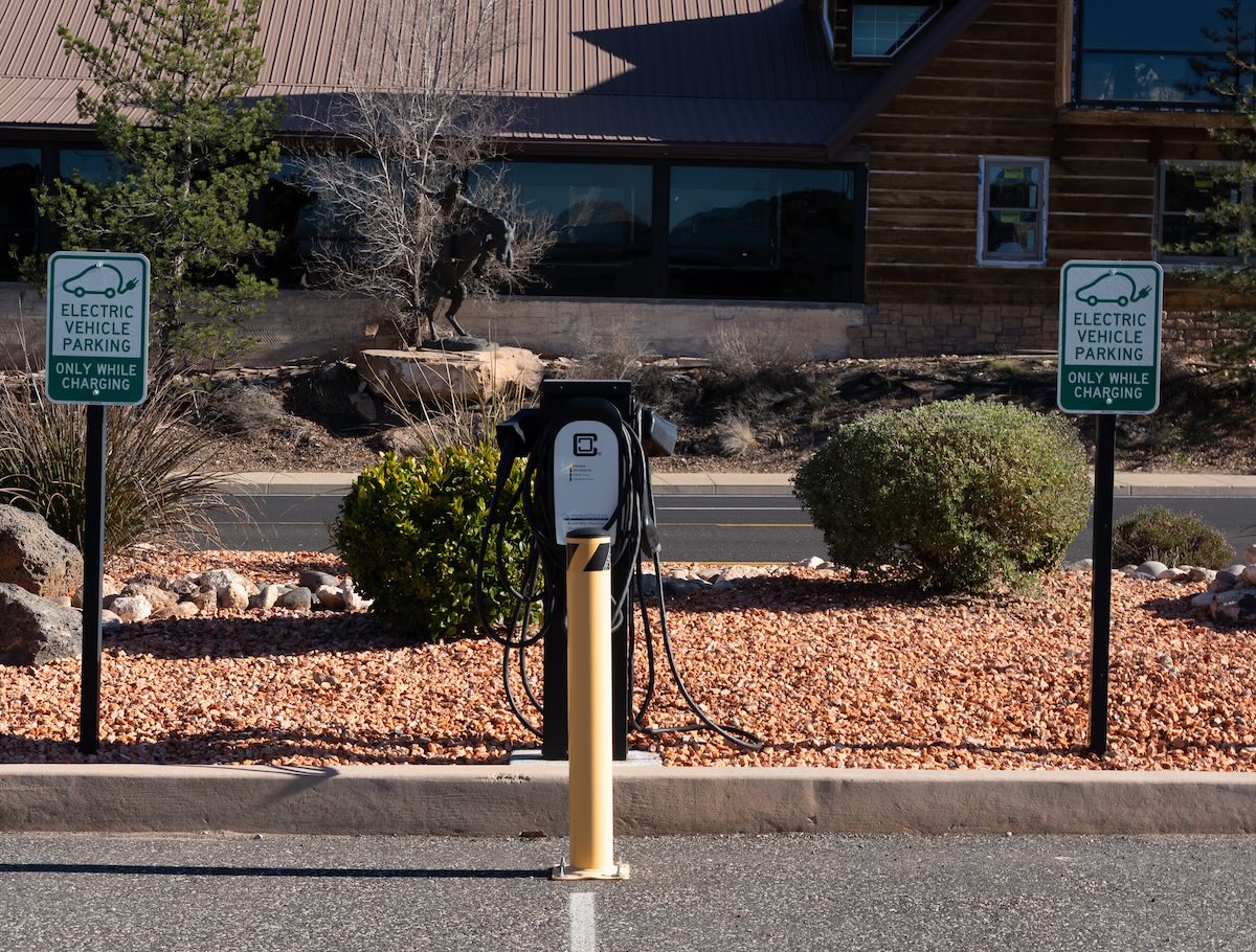 ev charging at zion national park