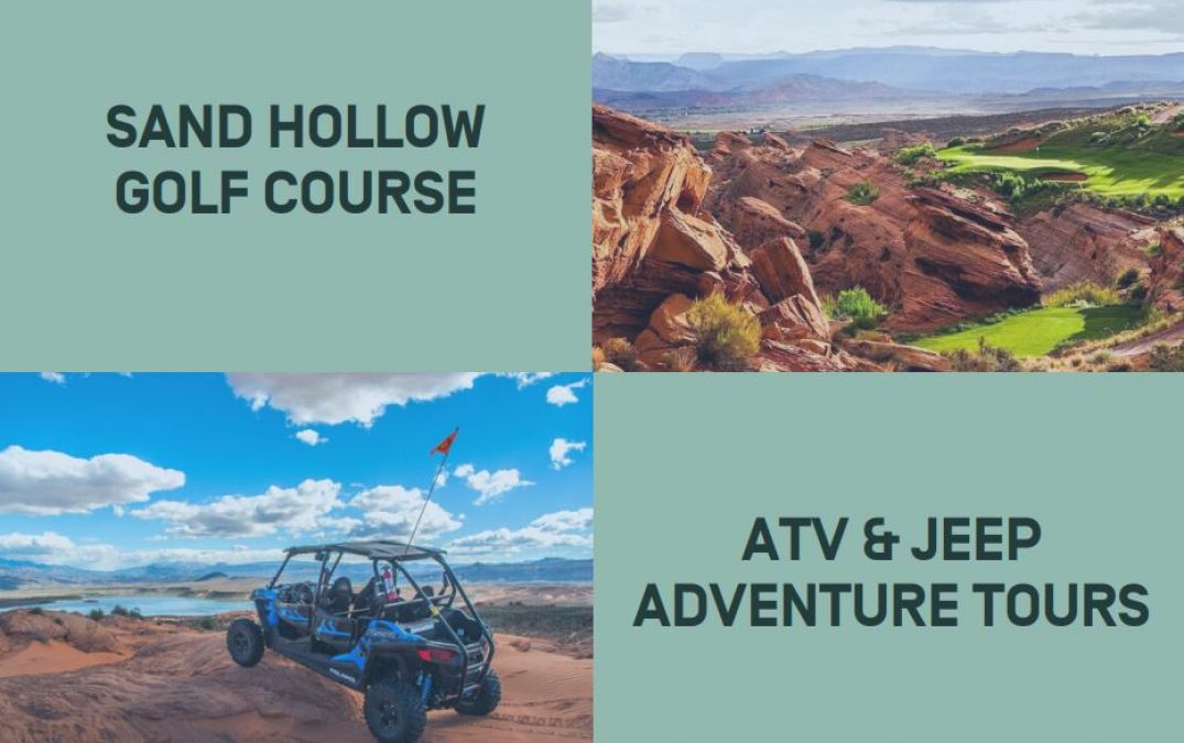 Sand Hollow scenic golf and ATV adventure tour promo.