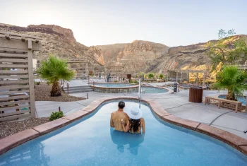 Each mineral pool carries its own formulation and temperature.
